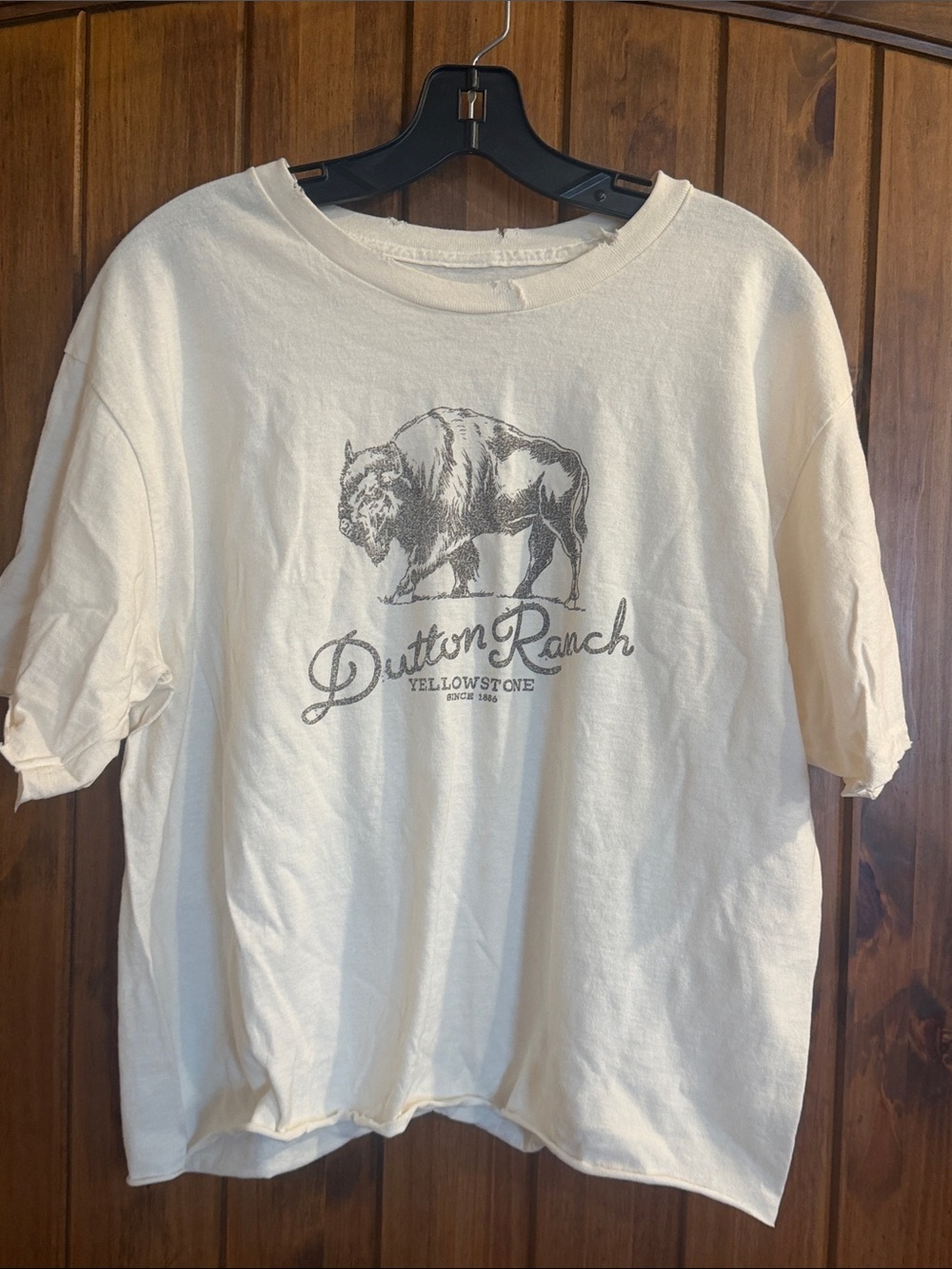 Dutton Ranch Yellowstone Cream Graphic Tee - Women
